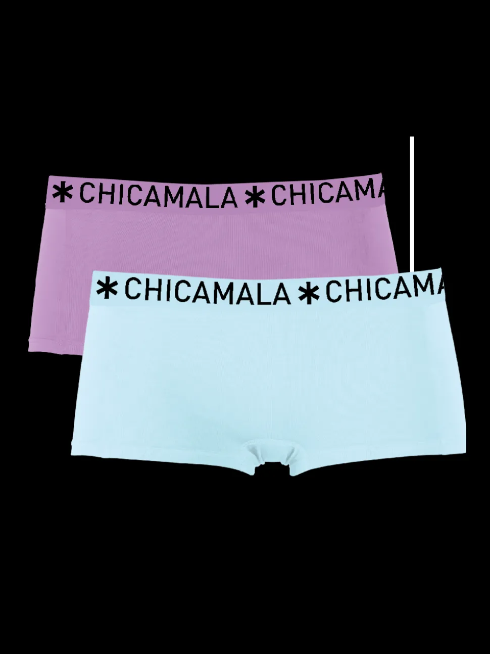 Meisjes 2-pack Boxershorts Effen