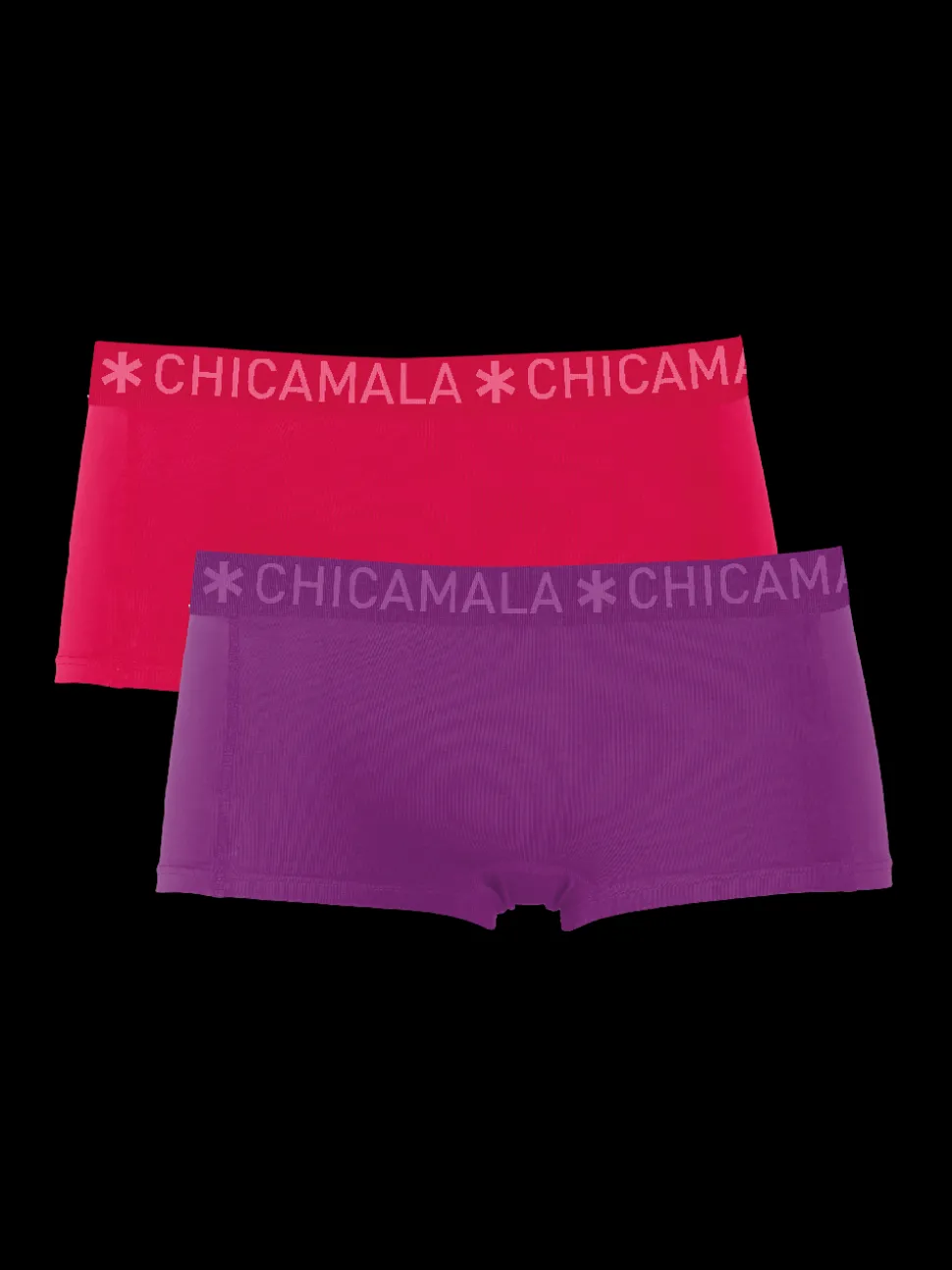 Meisjes 2-pack Boxershorts Effen