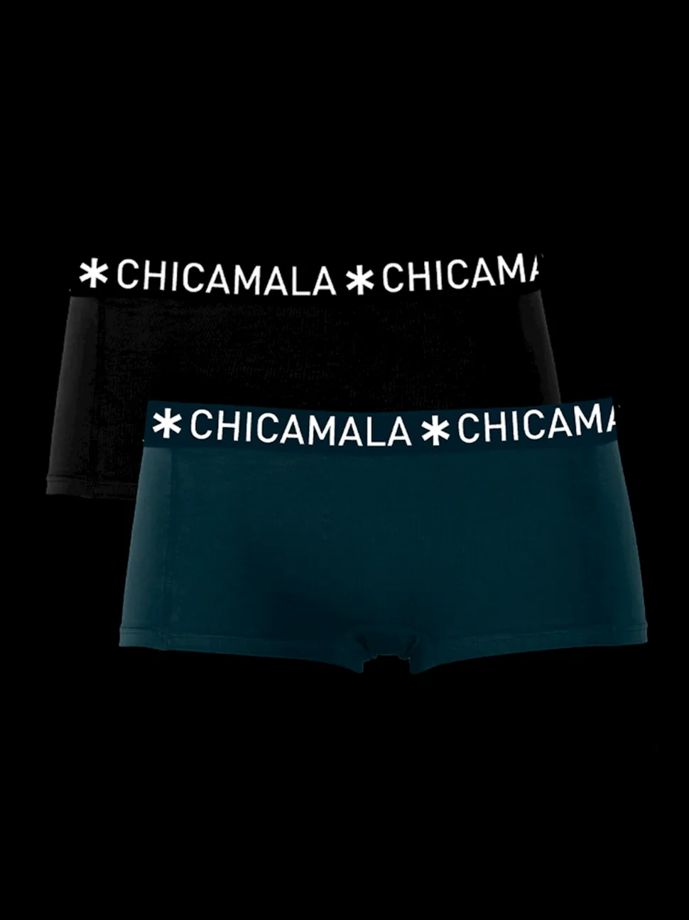 Meisjes 2-pack Boxershorts Effen