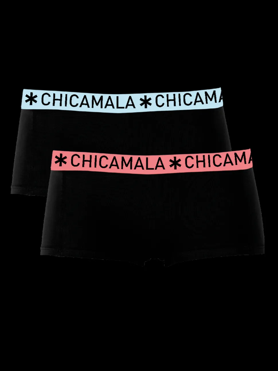 Meisjes 2-pack Boxershorts Effen