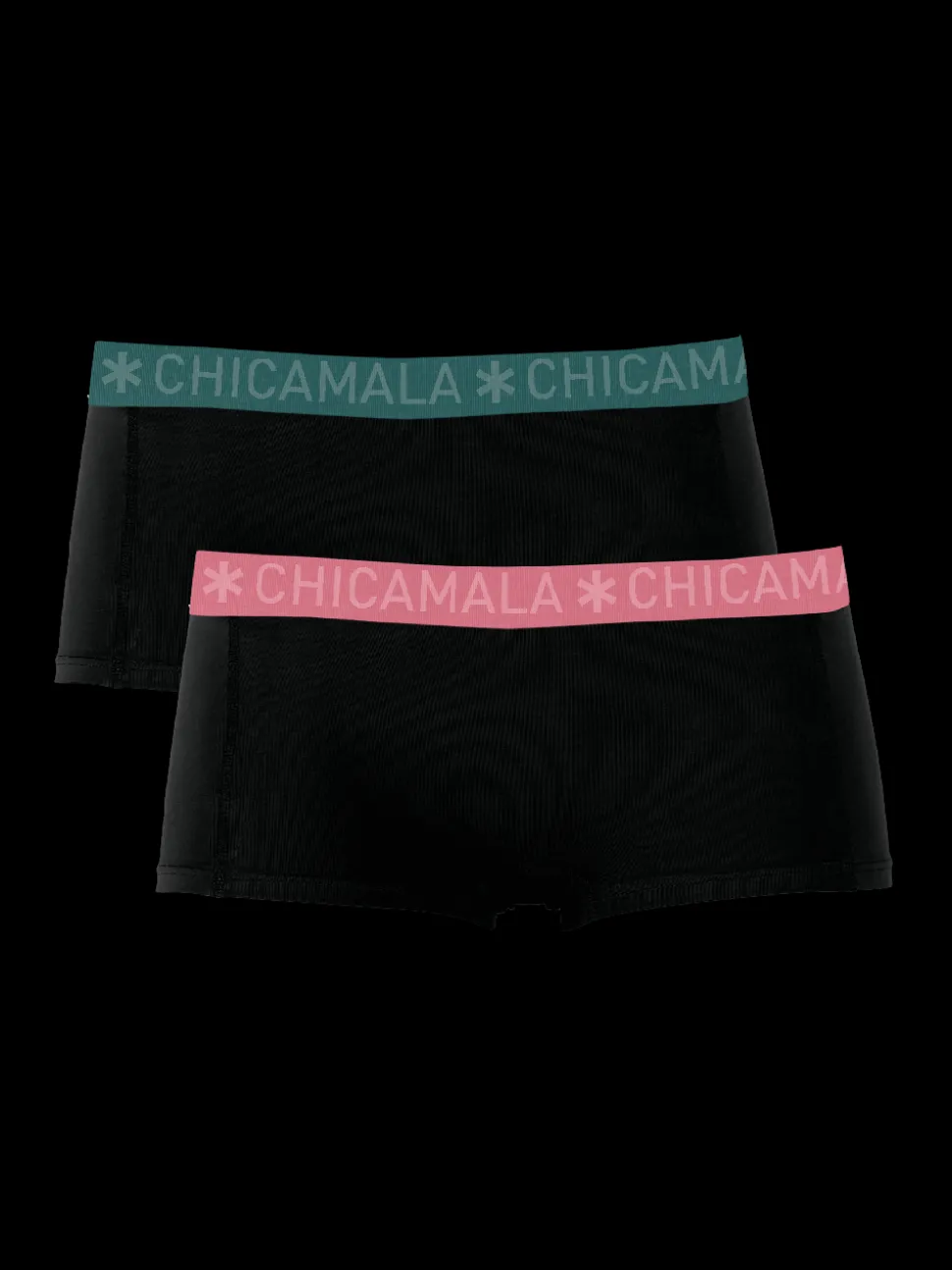 Meisjes 2-pack Boxershorts Effen