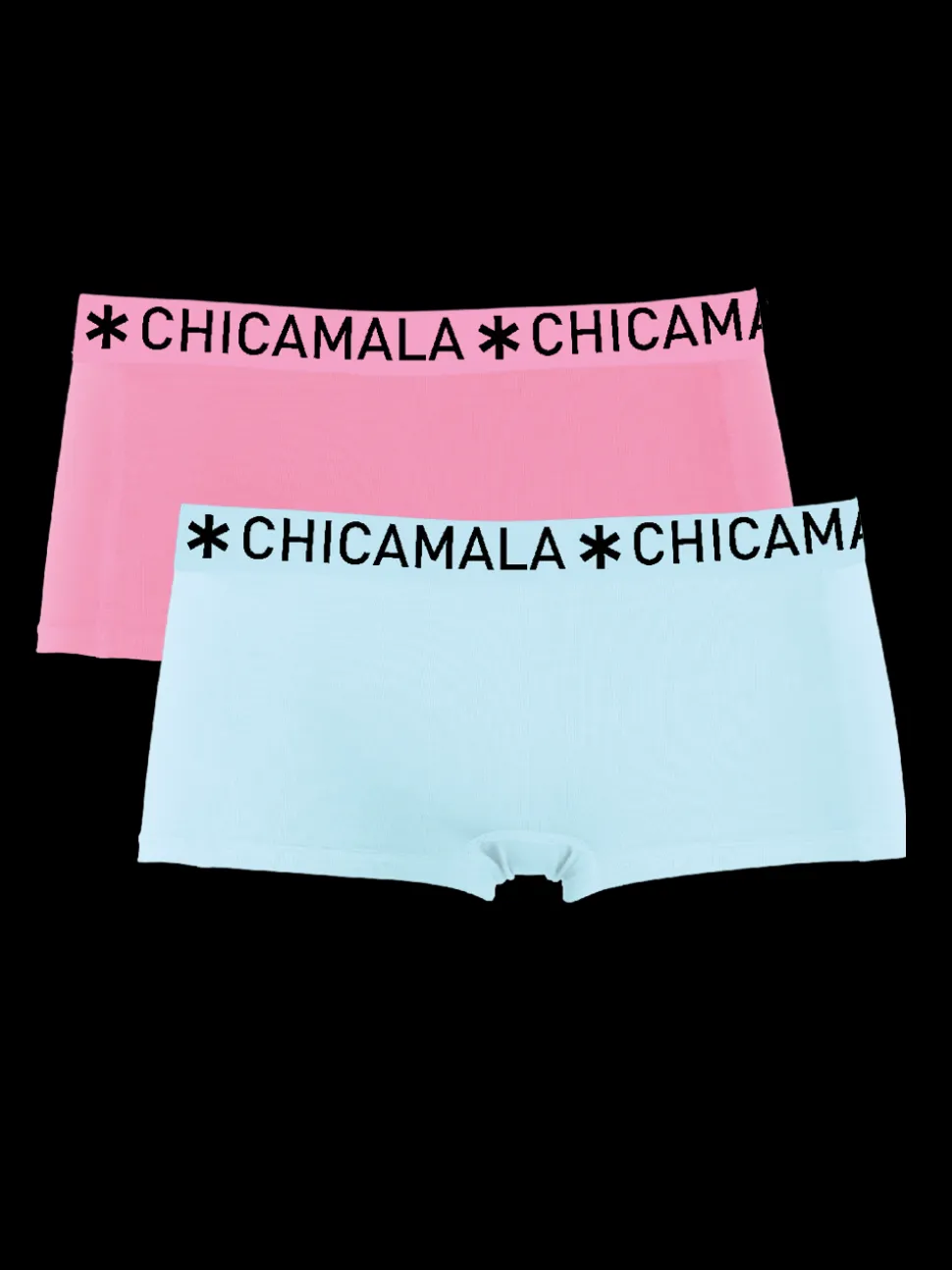 Meisjes 2-pack Boxershorts Effen
