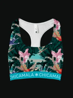 Meisjes 1-pack Racerbacks Print