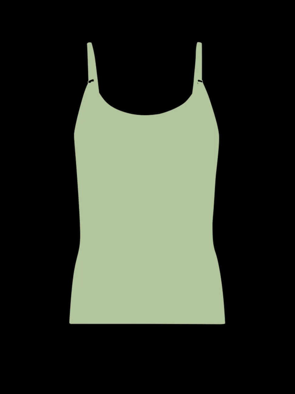 Meisjes 1-pack Singlet Effen