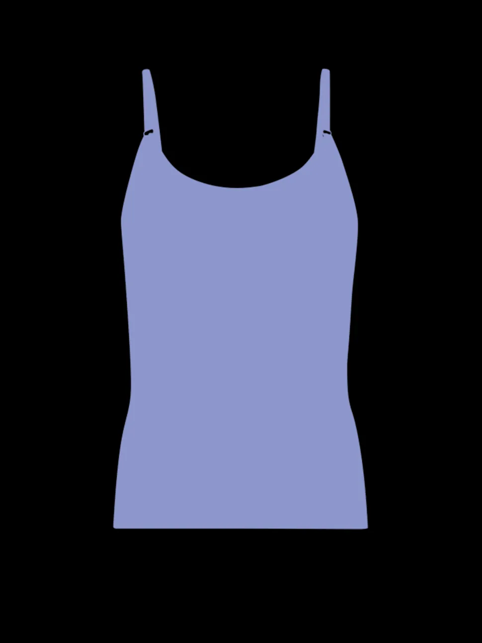Meisjes 1-pack Singlet Effen