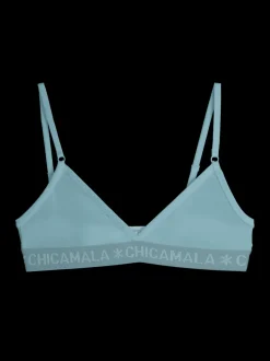 Meisjes 1-pack Triangle Top Effen Mermaid
