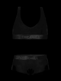 Meisjes Racerback bikini Effen