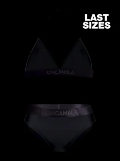 Meisjes Triangle Top bikini Effen
